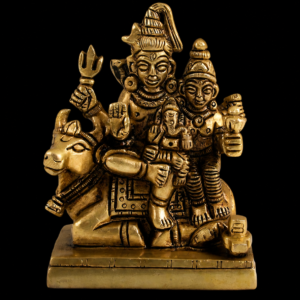 Handcrafted Brass Shiv Parivar Murti