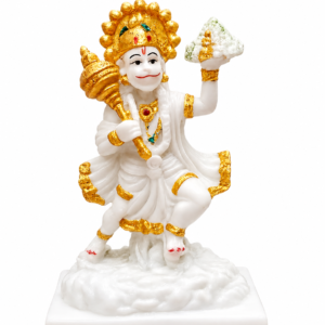 Handcrafted Marble Bajrang Bali Murti for Home, Temple & Office | Vastu & Spiritual Decor