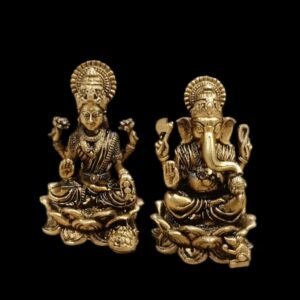 Brass Lakshmi Ganesh Murti